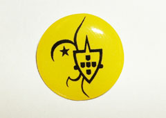 Pin redondo AEP Amarelo